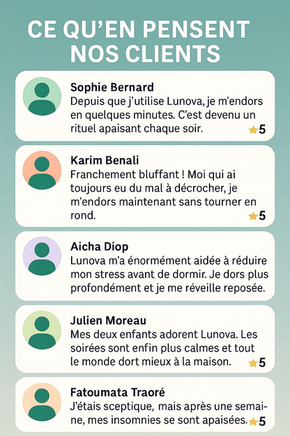 Solution naturelle contre l’insomnie et l’anxiété Lunova ®