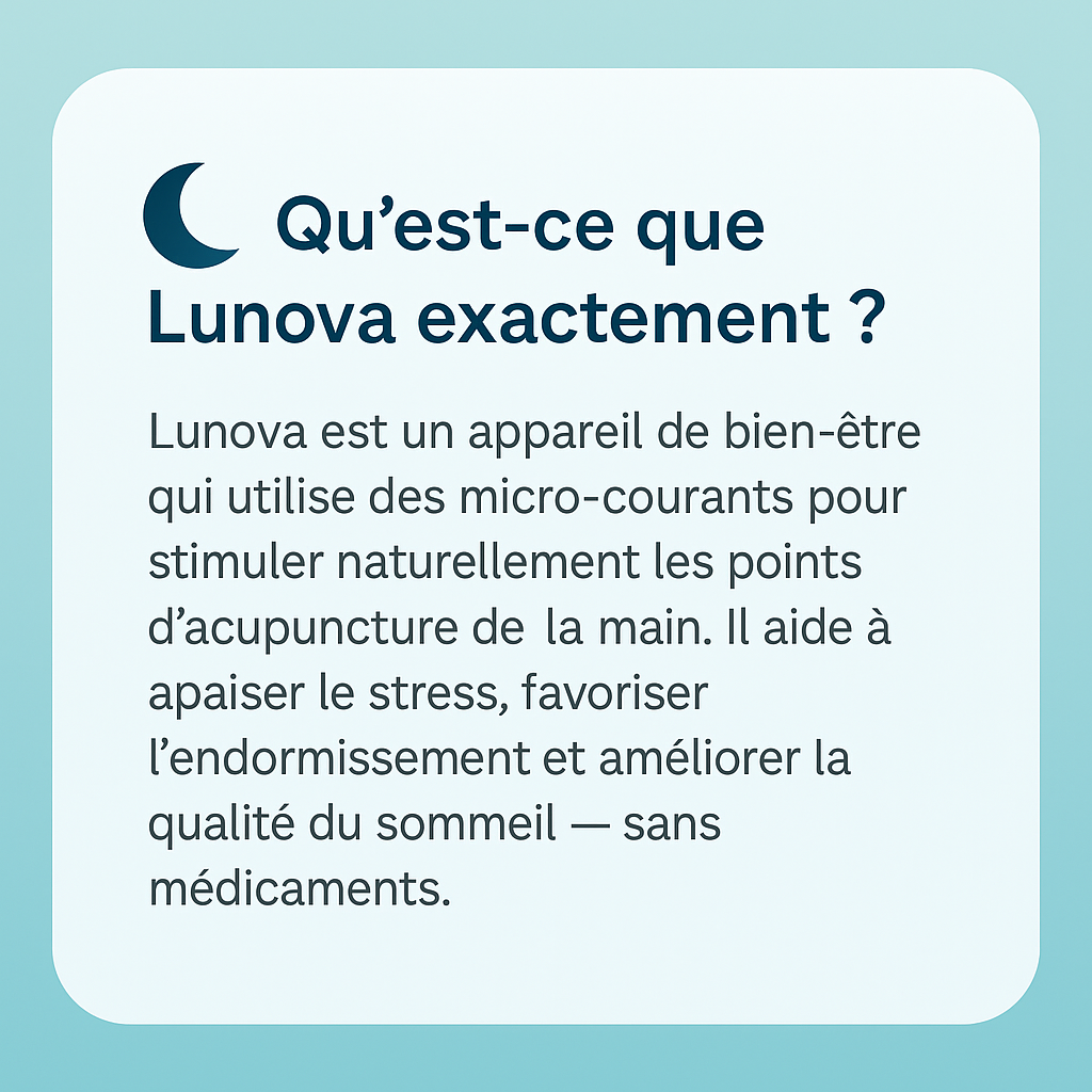 Solution naturelle contre l’insomnie et l’anxiété Lunova ®